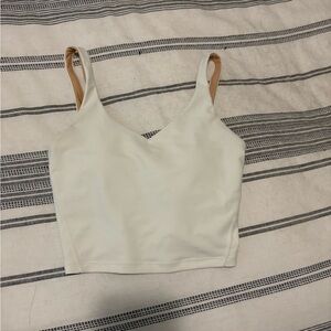 Old Navy White Workout Top